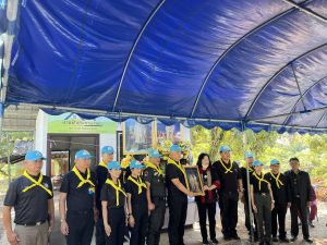 พิธีเปิดศูนย์ปฏิบัติการความปลอดภัยทางถนนเทศบาลตำบลแม่แตง และ กิจกรรมเปิดศูนย์ อำนวยการป้องกันแก้ไขปัญหาไฟป่าหมอกควันและฝุ่นละอองขนาดเล็ก PM 2.5