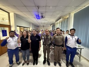 อบรมบรรยายความรู้เกี่ยวกับกฎหมายด้านการจราจร