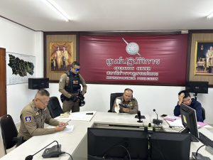 จนท.กบ.สภ.แม่แตง ให้ทำการตรวจสอบอาวุธปืนของทางราชการที่ข้าราชการตำรวจสภ.แม่แตง