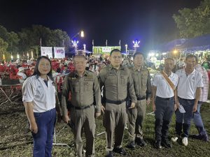 ชุดชุมชนสัมพันธ์ สภ.แม่แตง ร่วมพิธีเปิด “กิจกรรมการกุศล ทำด้วยศรัทธา อาสาด้วยใจ ครั้งที่ 1