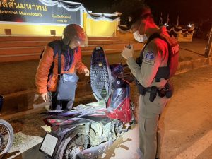 สายตรวจ 201 และ 101ออกกวดขันและป้องกันการแข่งรถในทาง ถนน107ชม.-ฝางตั้งแต่เขตติดต่อแม่ริมถึงเขตติดต่อเชียงดาว